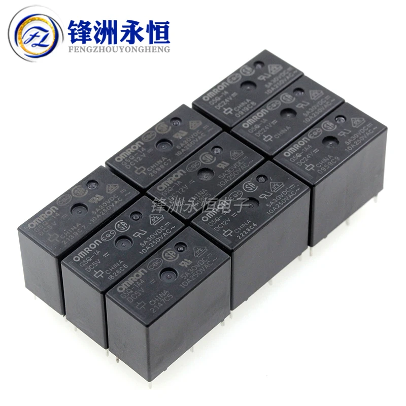 

5pcs/lot New original G5Q-14 G5Q-1A G5Q-1A4- DC5V DC12V DC24V 4PIN 5PIN 5V 12V 24V alternative G5Q-1-EU