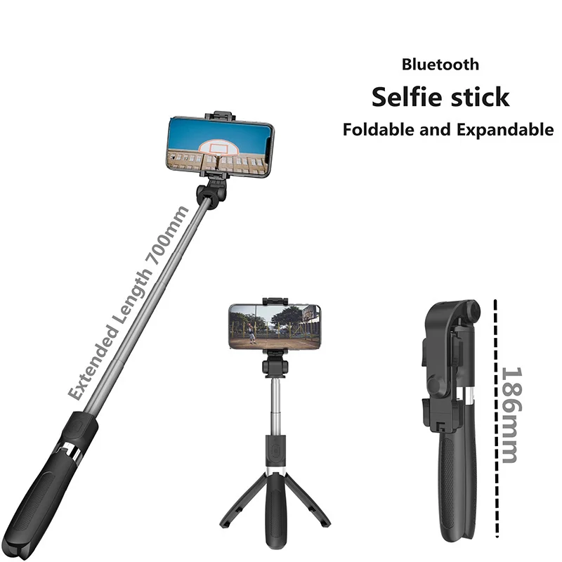 2022 New Wireless bluetooth selfie stick With selfie Ring Light Photography Led Rim Of Lamp For Live Video Streaming Genuine enlarge