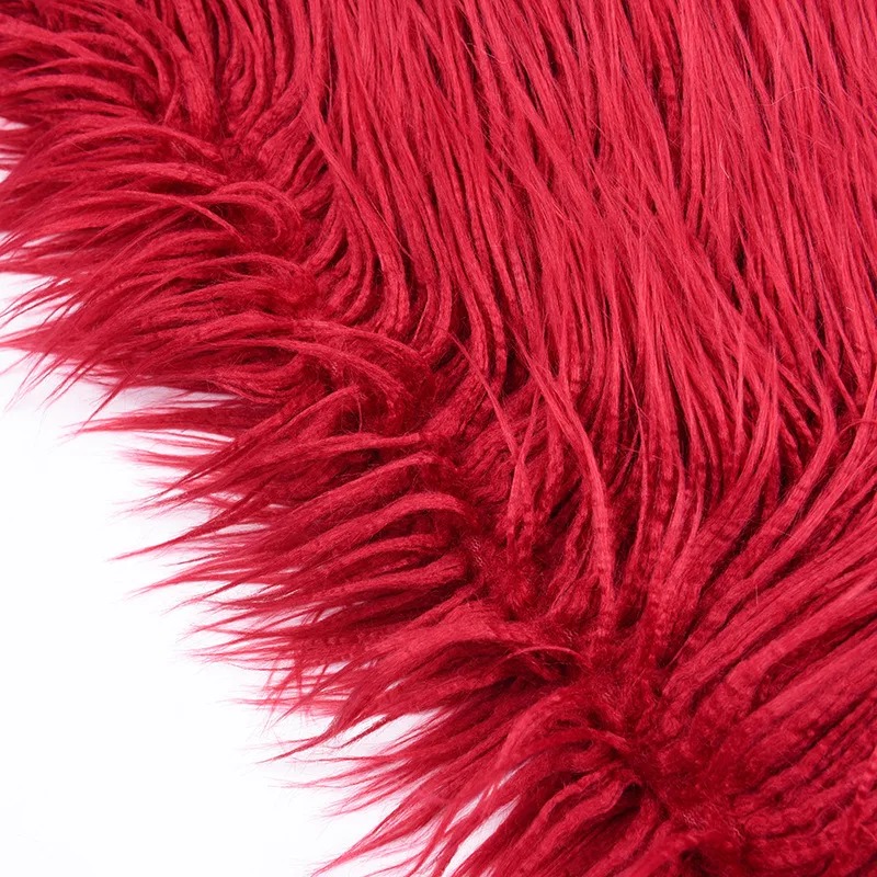 1 ярд имитация пляжной шерсти ткань из искусственного меха плюшевая редька