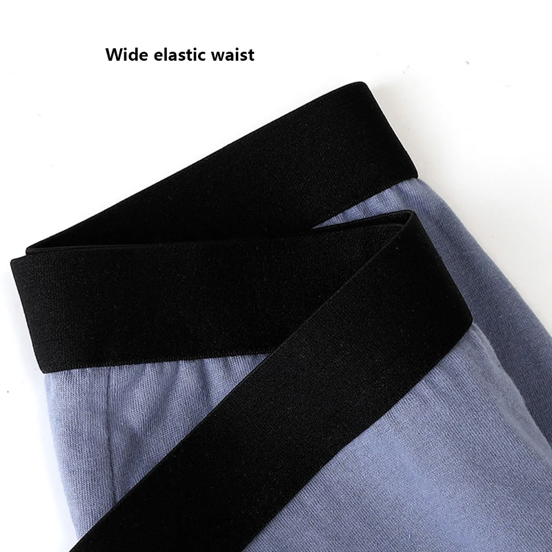 Men's Organic Cotton Underwear Men Solid Color Boxer Short Antibacterial Boxershorts Soft Breathable Man Panties Wholesale 10PCS