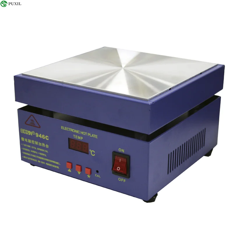 

Aluminum substrate heating platform LED preheating platform constant temperature electric heating plate welding desoldering