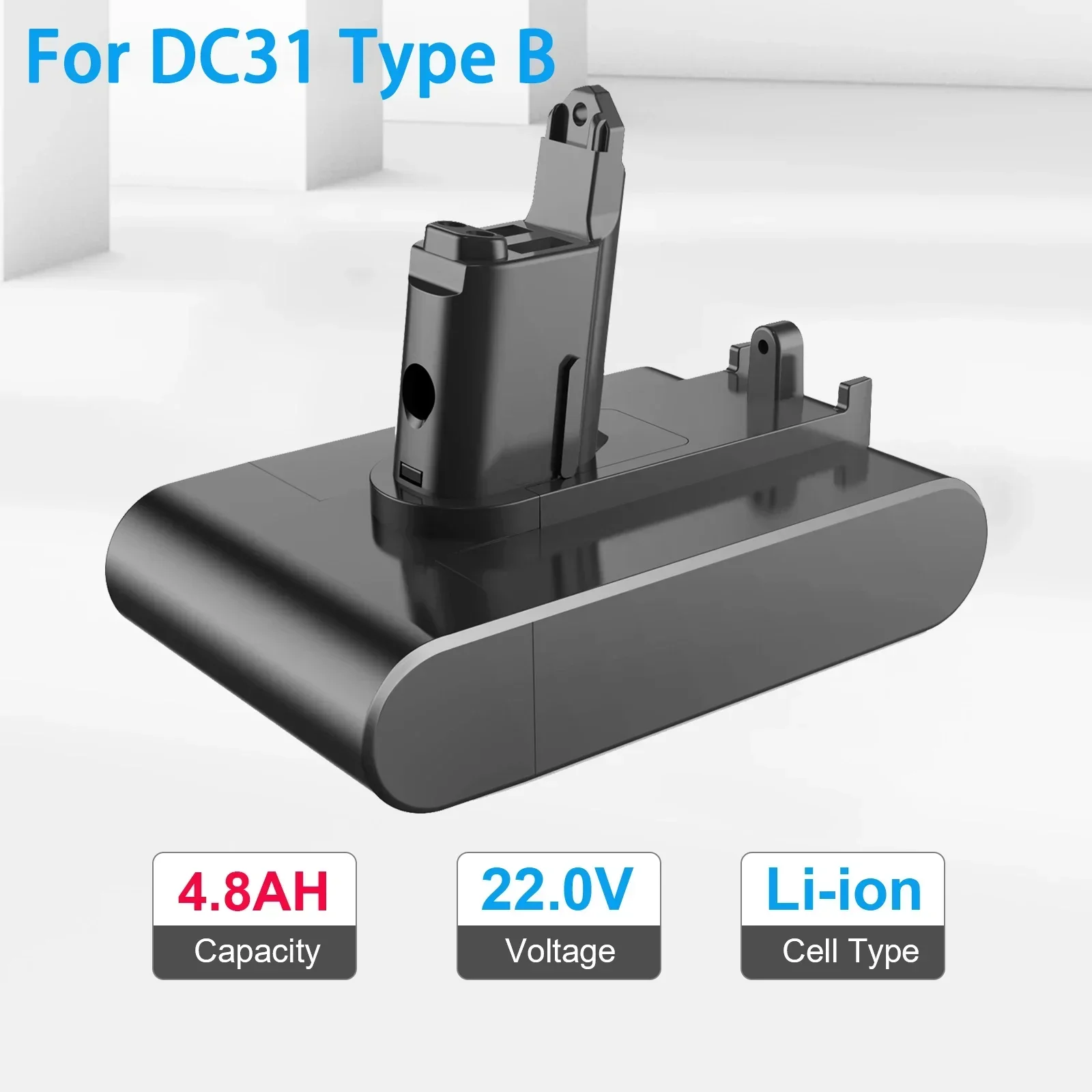 Литий-ионный аккумулятор 22 2 В 4800 мАч для Dyson DC35 DC45 DC31B DC34 DC44 Animal DC56 DC57