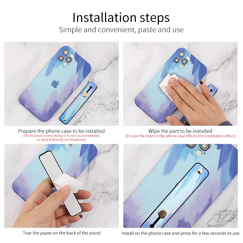 phone grip portable telescopic finger strap bracket universal silicone phone finger ring holder grip stand for iphone 12 huawei free global shipping