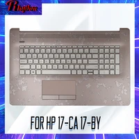 new original laptop palmrest upper case backlit keyboard rose gold for hp 17 ca 17 by series