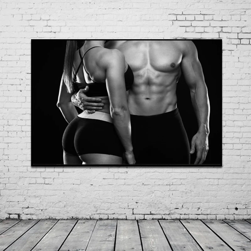 Картины на холсте с изображением сексуального мужчины бодибилдинга фитнеса