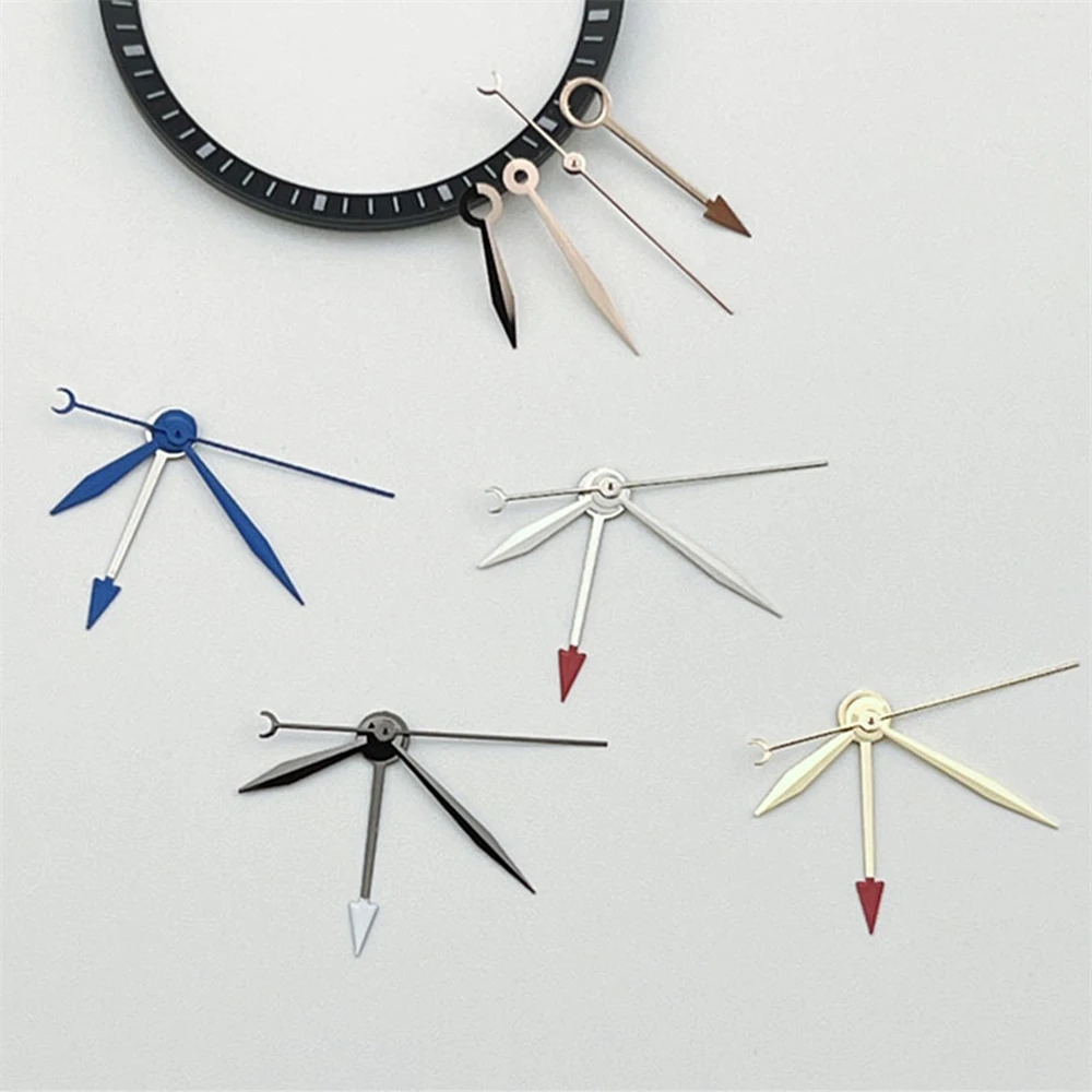 Leaft часы стрелки 4-иглы GMT стрелки для NH35/ NH36/ 4R35/ 4R36/ NH34 изменить время погружения разница часы аксессуары