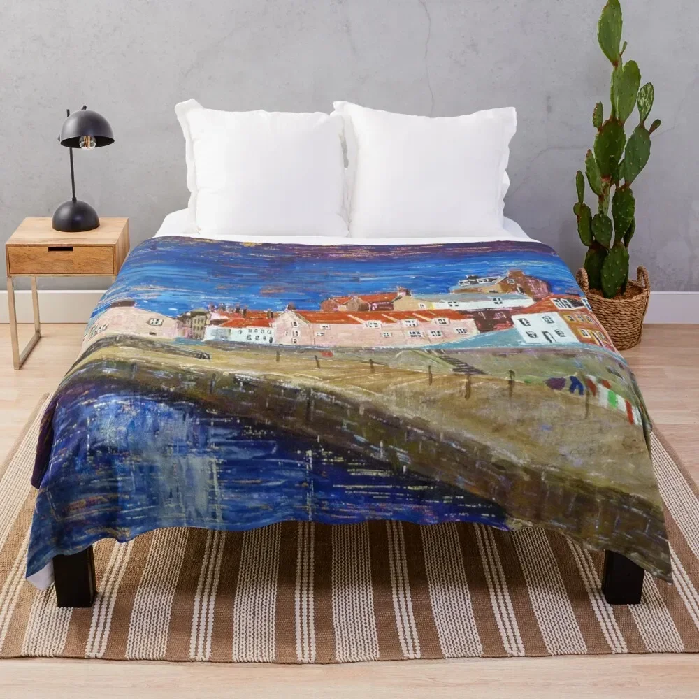 Cellardyke гавань Fife плед одеяло Многоцелевой персонализированный подарок аниме