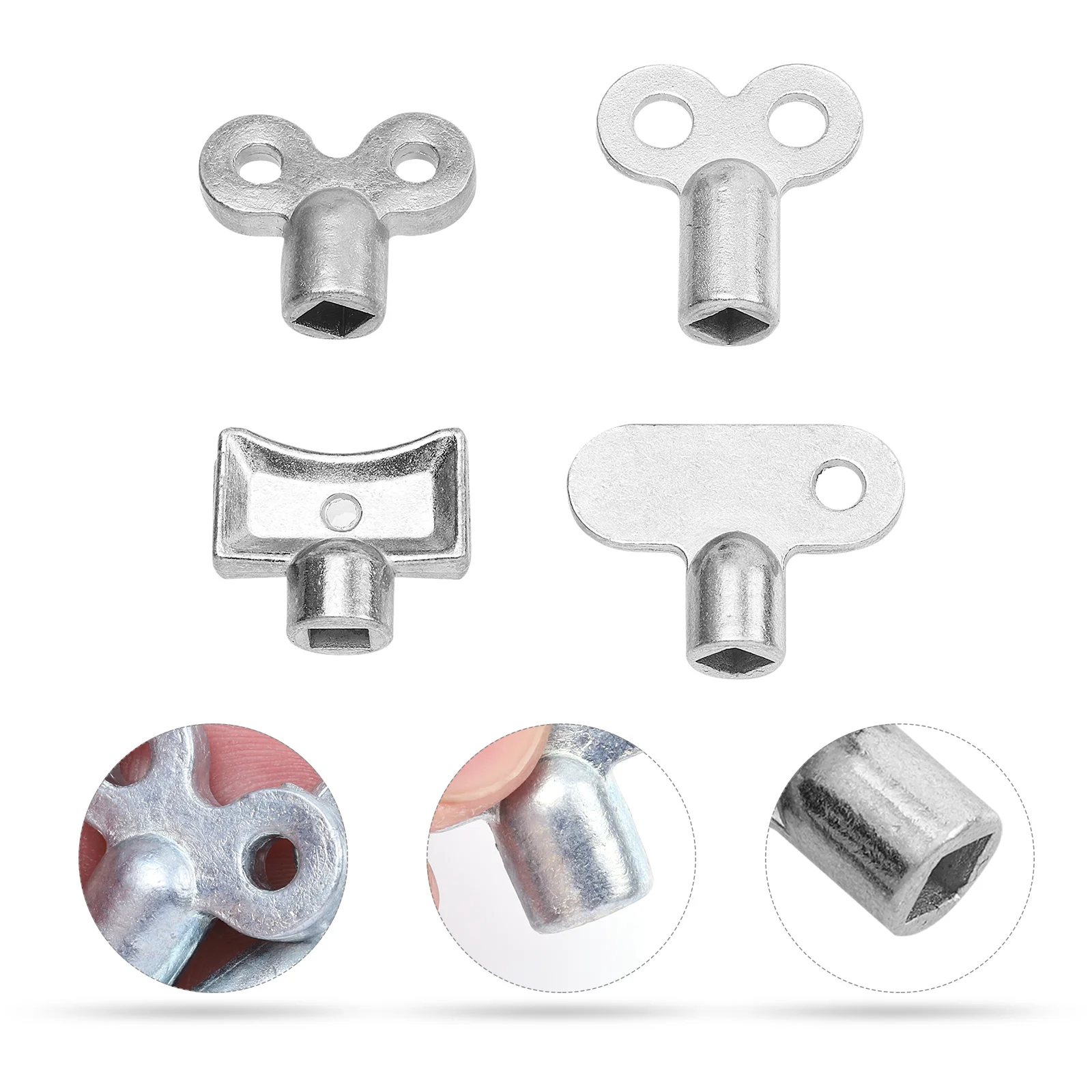 

8 Pcs Radiator Exhaust Valve Key Valves Radiators Keys Heating Accessories