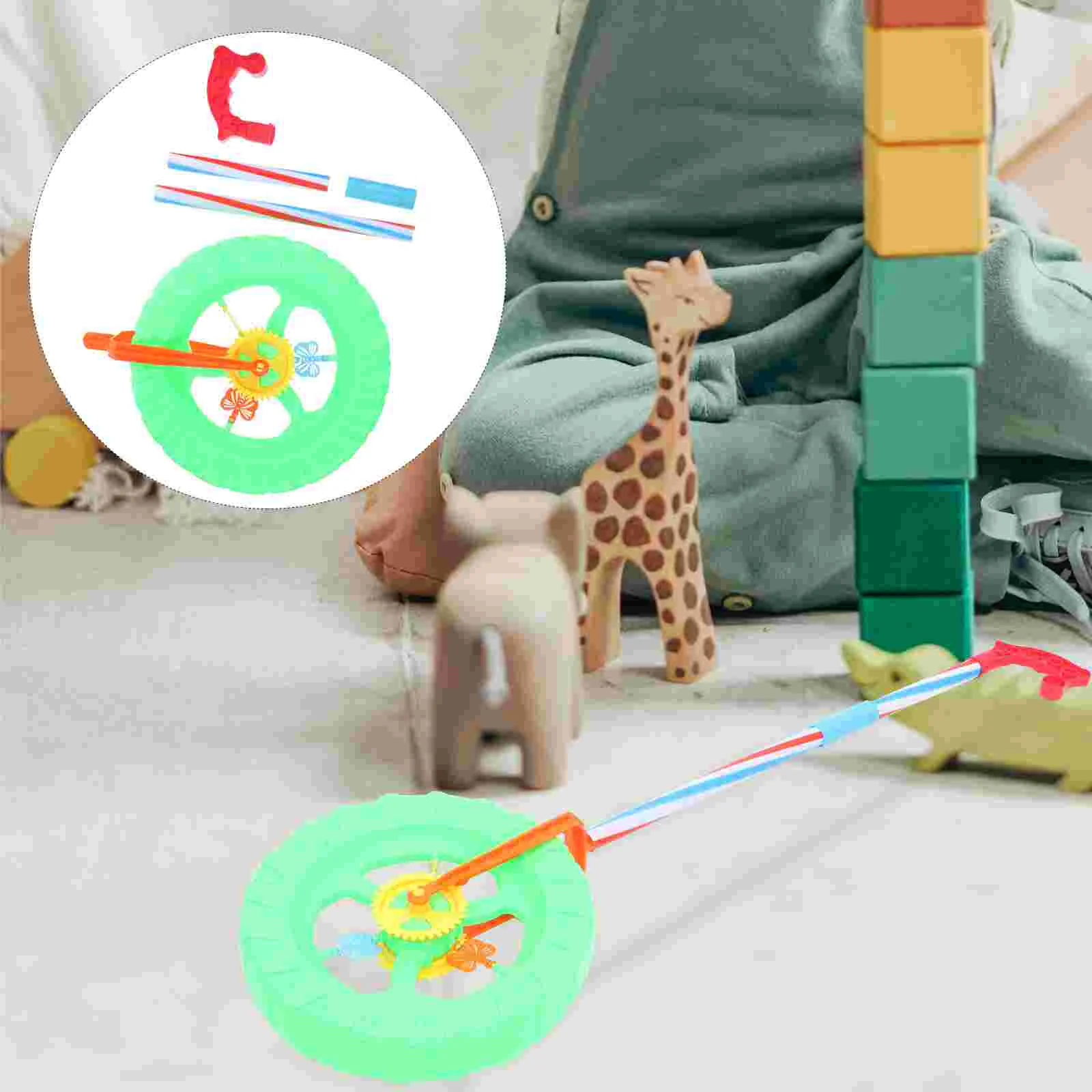 

Toddler Stroller Plastic Baby Walker Learning Push Kids Airplane Toy Wheels Educational Plaything Pull Pvc Playes