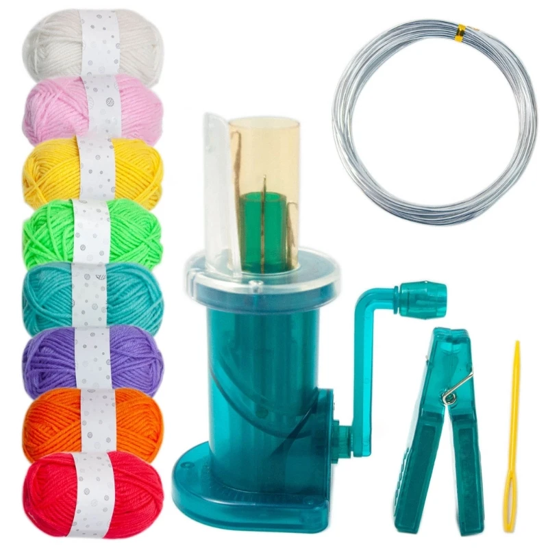 

Creative-Knitting Machine Embellish-Hand Knit Spool Knitter Bracelet Weave Tool Tricotin Machine Sewing Accessories