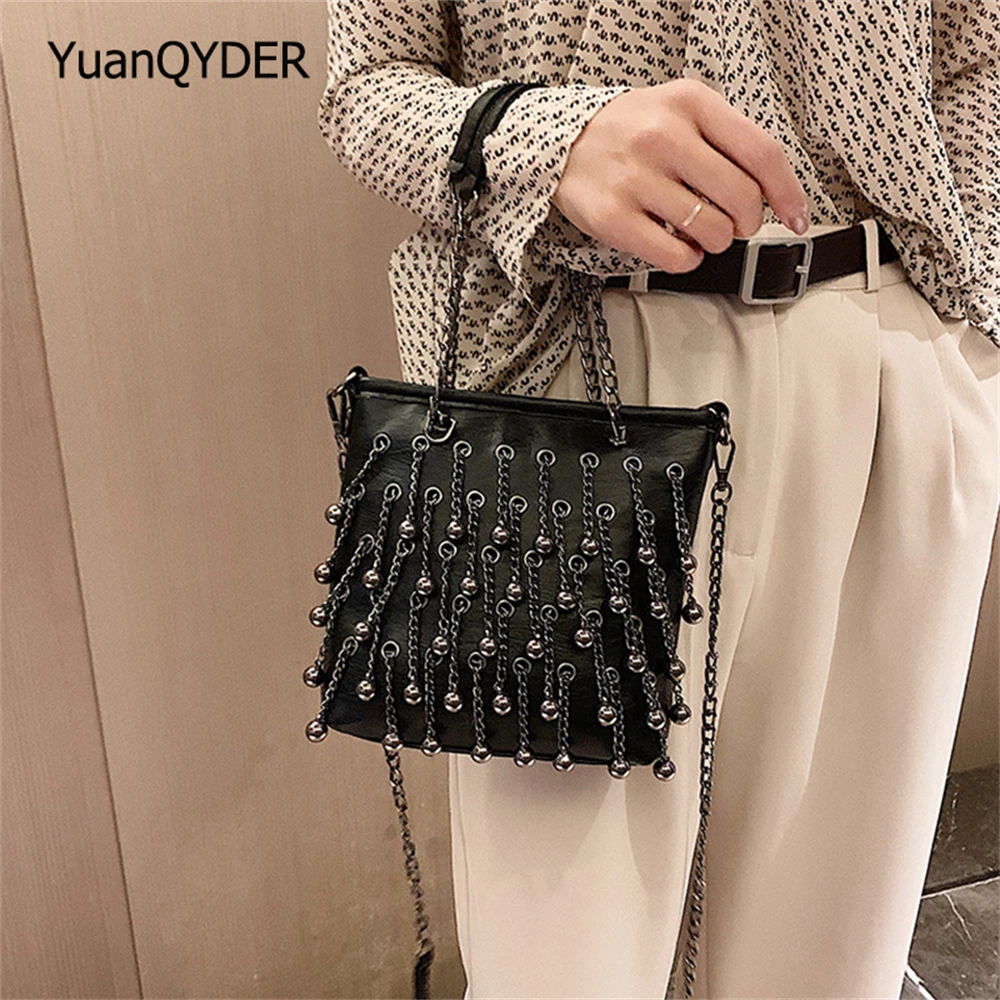 

Luxury Designer 2022 New Ladies Shoulder Bags Fashion Tassel Design High Quality Leather Women Messenger Bags Wallets Sac A Main