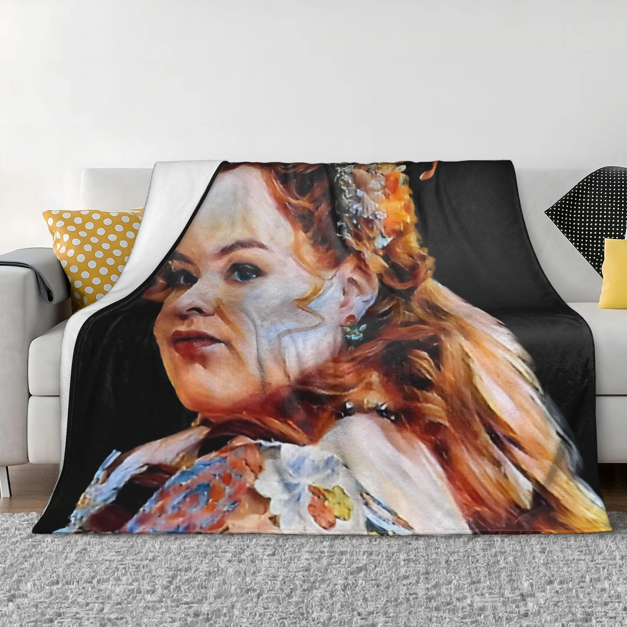 Винтажные одеяла Bridgerton фланелевое многофункциональное мягкое одеяло с принтом