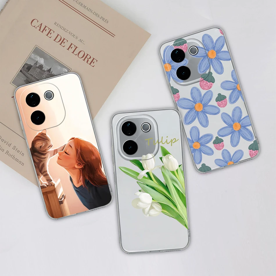 Чехол для телефона iQOO Z9S Pro Vivo T3 креативная задняя крышка с несколькими узорами T3Pro