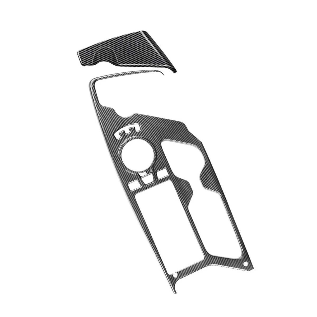 

2Pcs for KIA EV6 2021 2022 Center Console Gear Shift Panel Water Cup Holder Decoration Cover Trim Sticker LHD