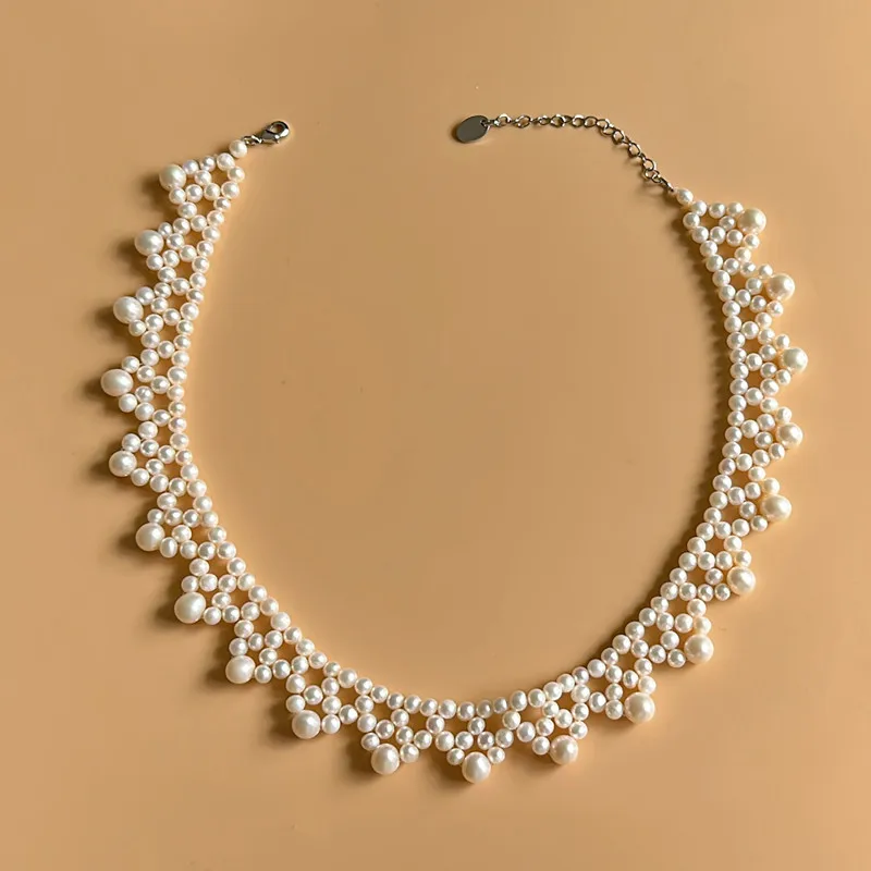 Высокое национальное приливное темпераментное свадебное кружево ручной работы