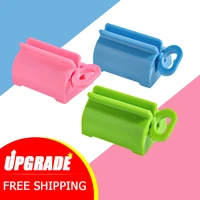 toothpaste squeezer tube press upgrade dispenser with toothbrush holder stand child adult supplies bathroom accessories sets