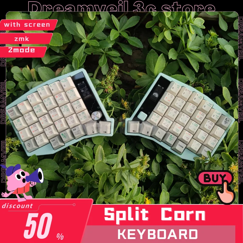 Новая клавиатура Sofle разделенная кукурузная экран с ручкой 2 режима Bluetooth схема Zmk