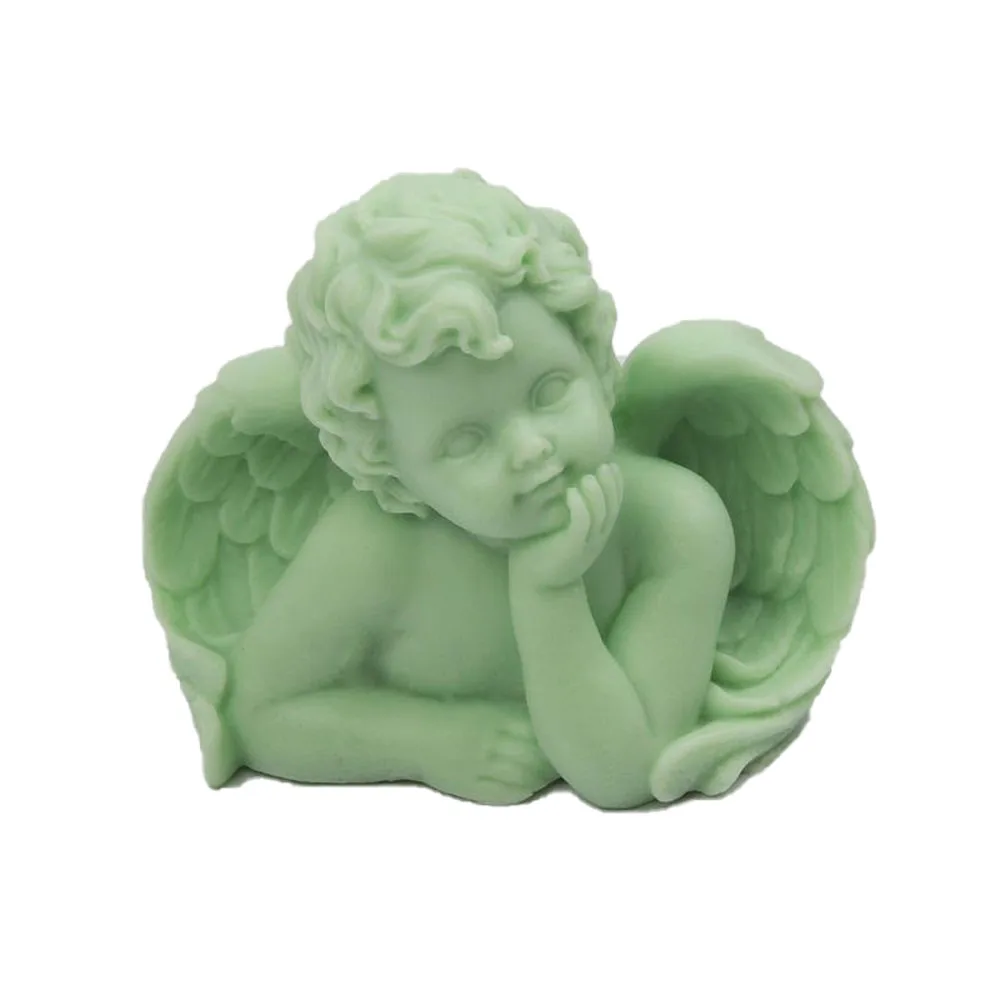 

3D Angel Candle Silicone Mold Baby Cake Decorating tool DIY Fondant Epoxy Resin Pastry Cake Dessert Plaster Ornament Making Mold