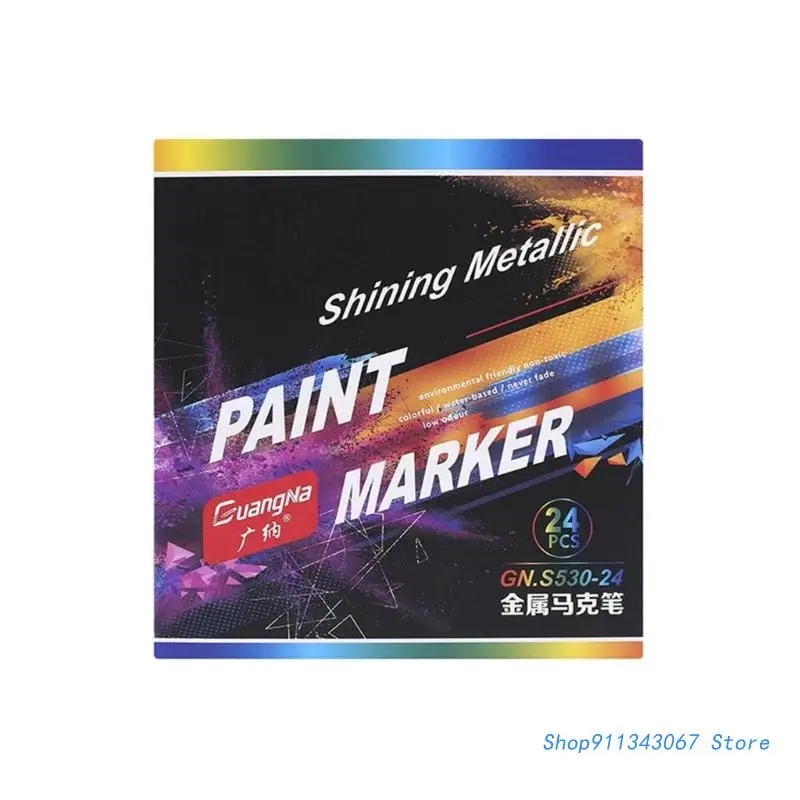 

Metallic Color Graffiti Board and for Extra- Fine Tip Marker Pens Paint for DIY Craft Projects- Hand Account Drop shipping