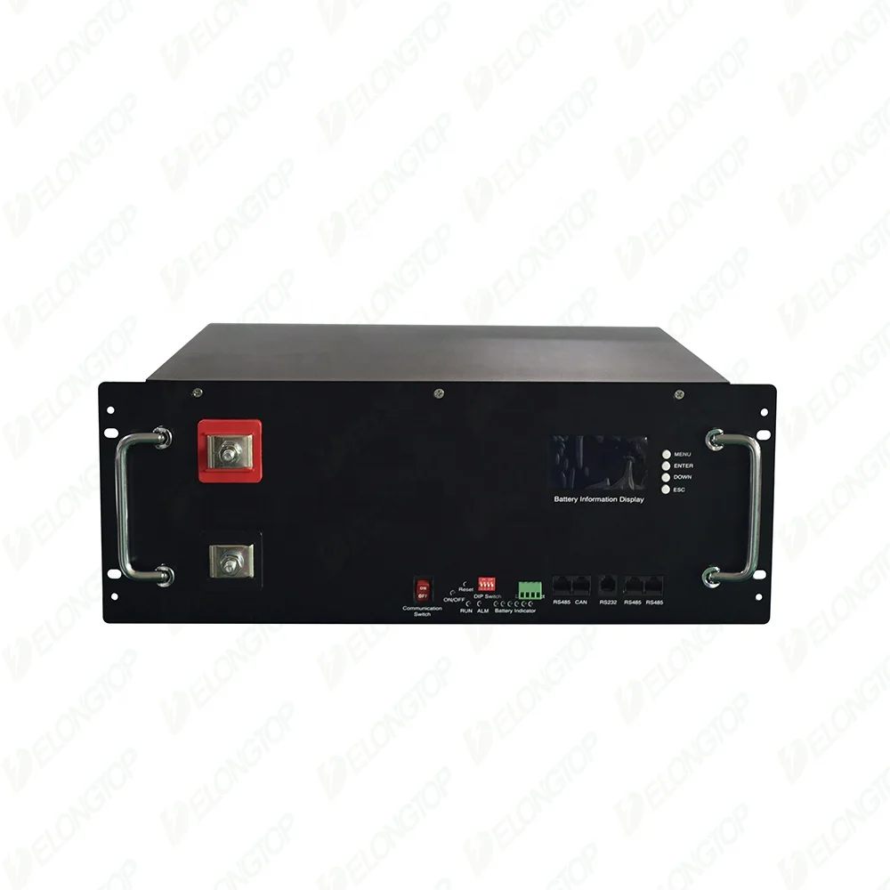 

Communication LiFePO4 Battery 48V 100AH Rack Mount Lithium Ion with RS485/ RS232/ Can-bus Protocol for solar energy Use