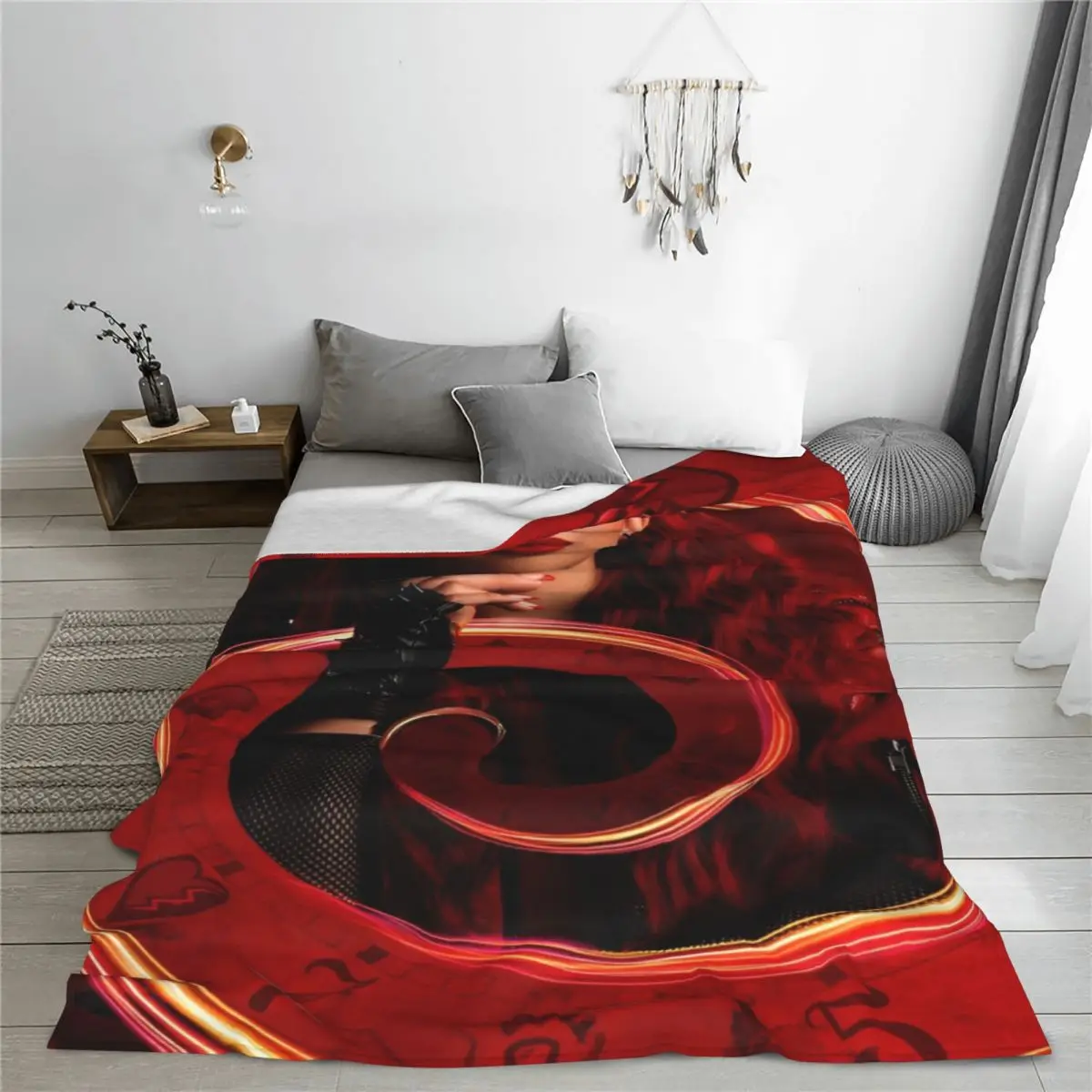 Мягкое фланелевое одеяло с надписью The Rise Of Red Stuff