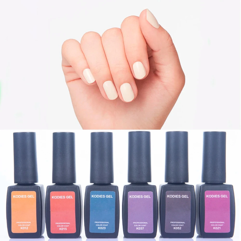 

1 PCS KODIES GEL Polish Neon Color Vernis semi permanent UV Gel Nail Art Varnish Soak Off White Black Nagellak Lak for Nails Kit