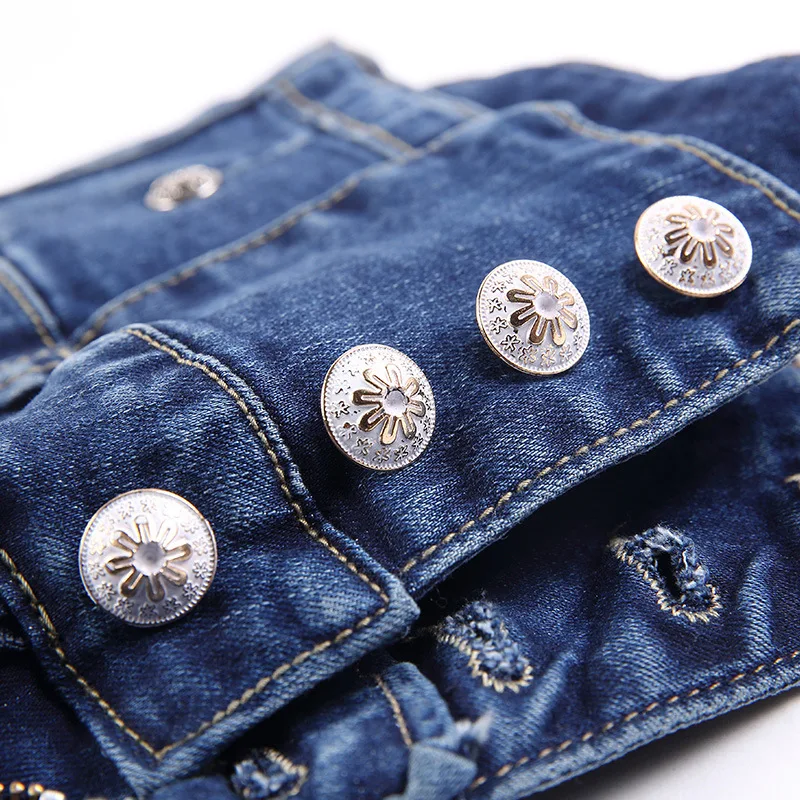 Women street solid color trousers women high-waisted jeans women new high-stretch breasted slim slimming pencil pants,