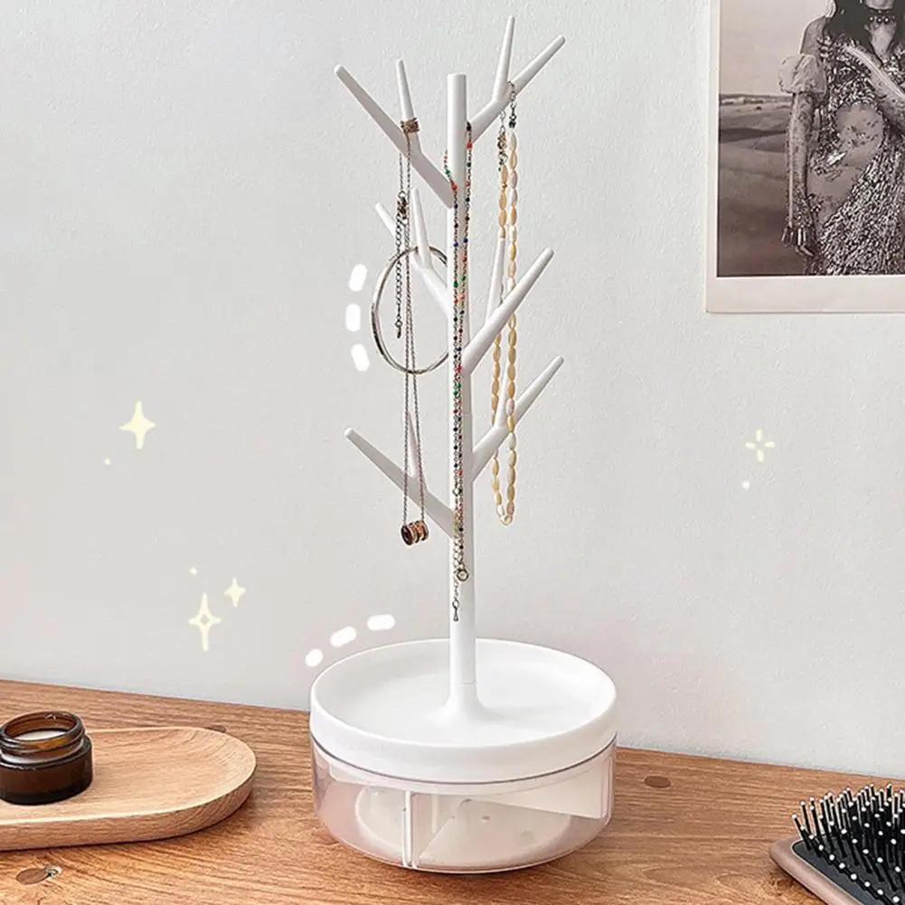 

1 Set Necklace Bracelet Holder Good 3 Colors Simple Installation Home Supplies Jewelry Storage Rack Jewelry Container