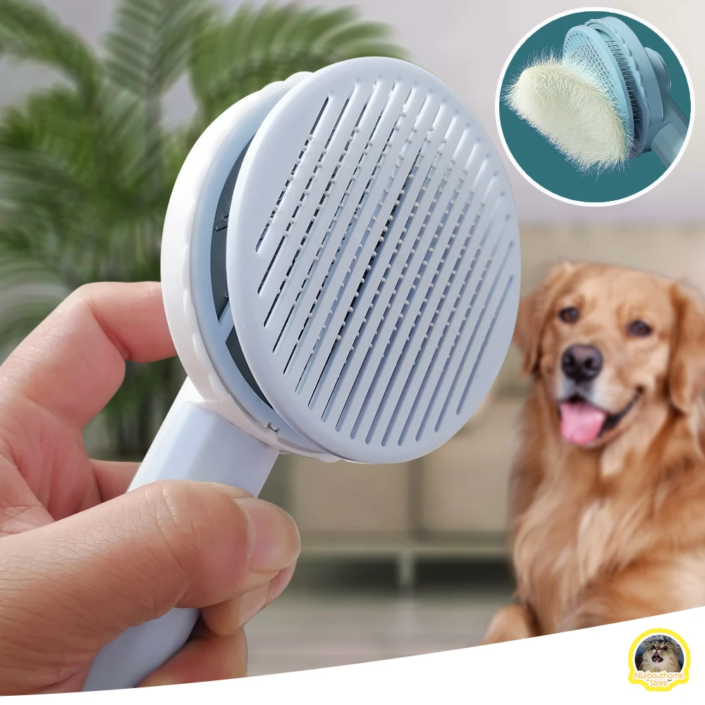 

Dog Goods Hair Massager For Comb Cat Brush Dog Supplies Comb Grooming Brush Removes Hairs Cat And Dogs Accessories Pets Pet