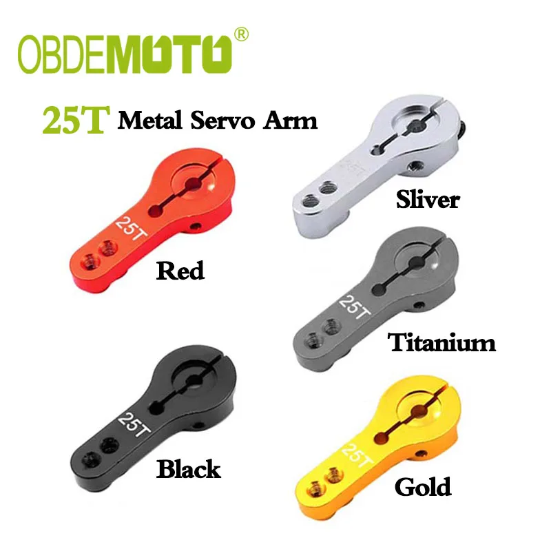 

Servo Arm Horn 25T Metal for Futaba Xcore HL Savox HSP HD Power MG995 MG996R E9001 JX Suprass Hobby SPT RC Car
