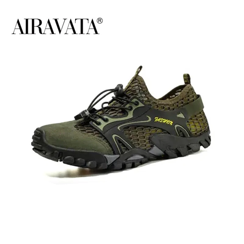 Trekking Wading Shoes for Men Hiking Professional Non-slip Shoes Summer Breathable Male Quick-dry Water Shoes