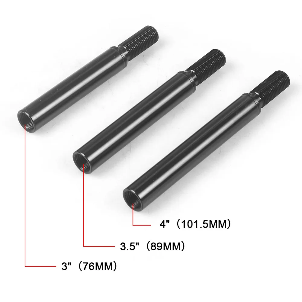 3‘’ 3.5‘’ 4‘’ Aluminum Shift Knob Extender Extension Lever Gear Manual Shifter Rod For Mazda Honda Nissan Subaru Toyota |