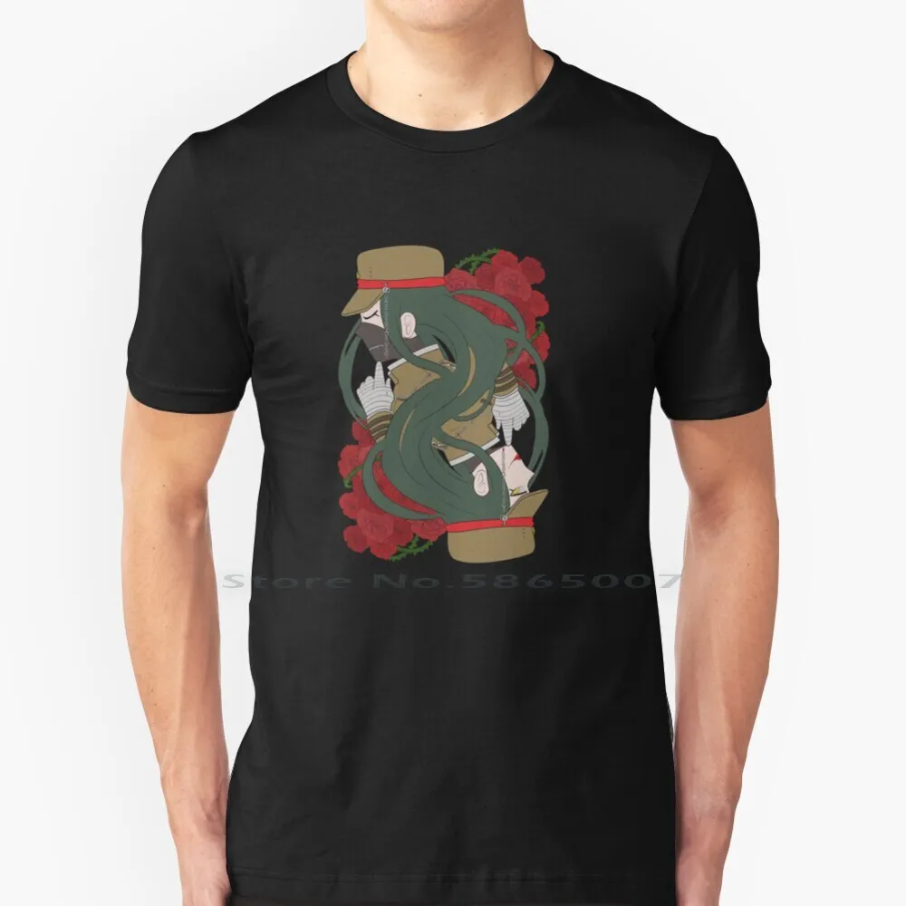 

Футболка из 100% хлопка с принтом «Danganronpa V3 Killing Harmony», большие размеры до 6xl