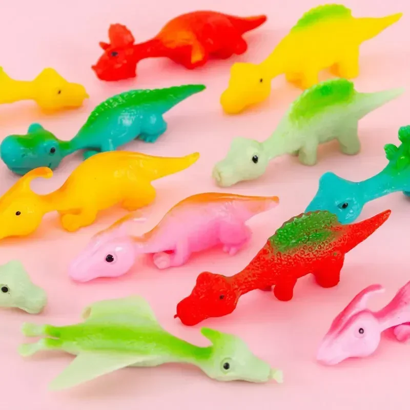 Рогатка с динозавром новый стиль декомпрессия пальцев забавная стена Lippy