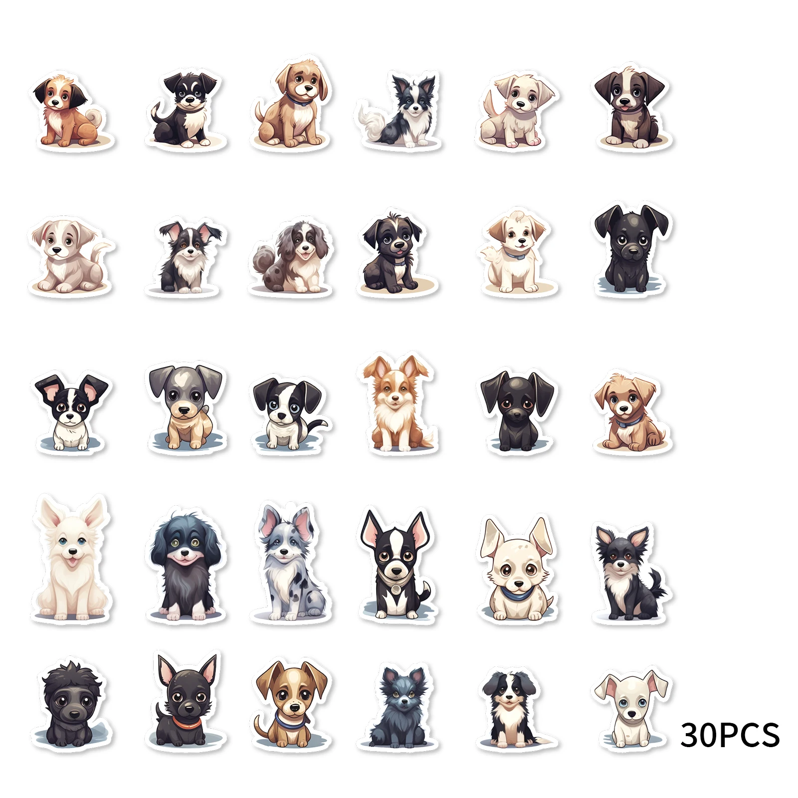 Набор классических игрушечных наклеек из 30-х декоративных клеев для