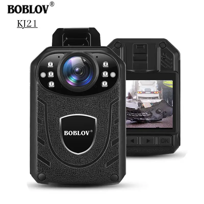 

Нательная камера Boblov KJ21 HD 1296P DVR, видеокамера безопасности, ИК ночное видение, носимые мини-видеокамеры, запись видео, Полицейская камера