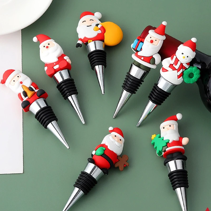 

1 шт., Рождественская винная пробка в форме снеговика