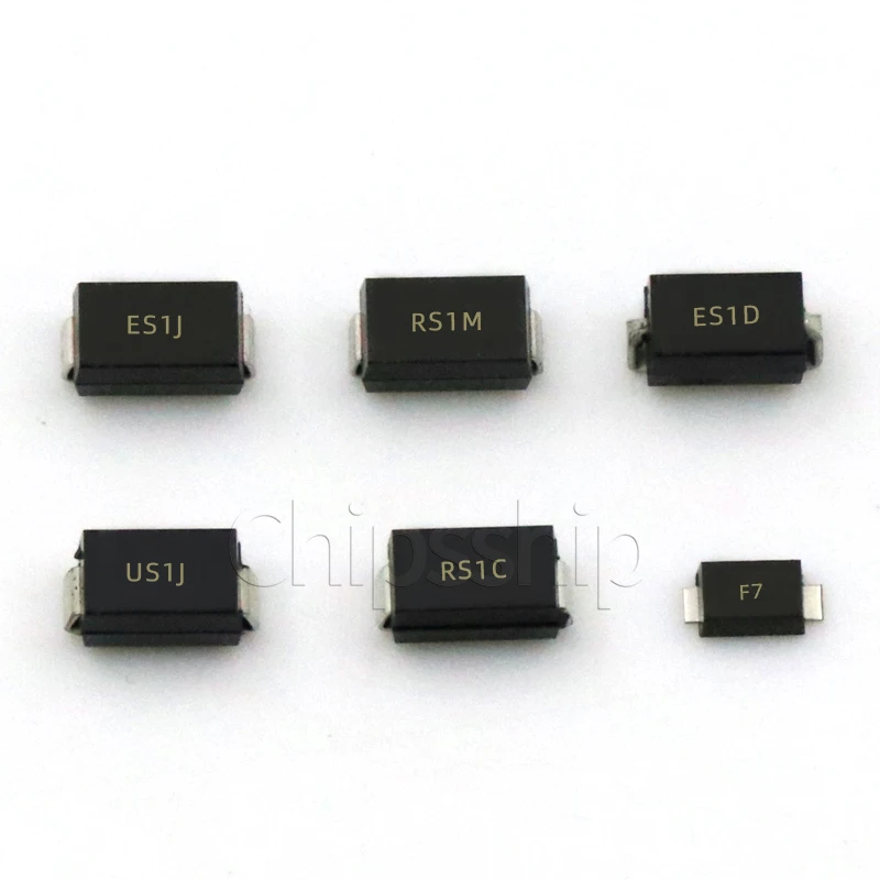 

RS1M/1G FR107 Patch High Voltage Rectifier Fast Recovery Diode RS1M ES1J 1A/1000VSMA