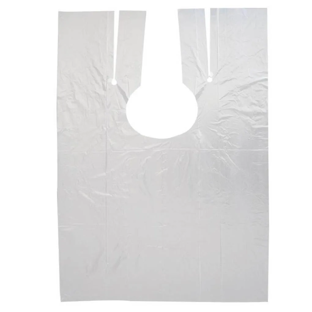 

50pcs Disposable Hairdressing Capes Waterproof Salon Gown Cover Luency Barber Cloth