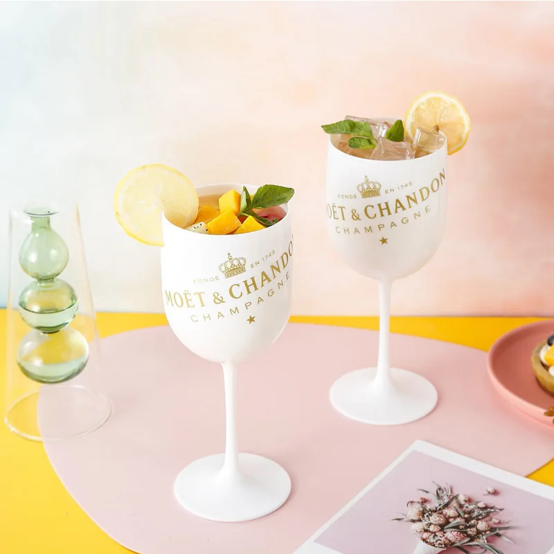 

Wine Glasses White Plastic Highwine Wine Champagne Glass 16oz
