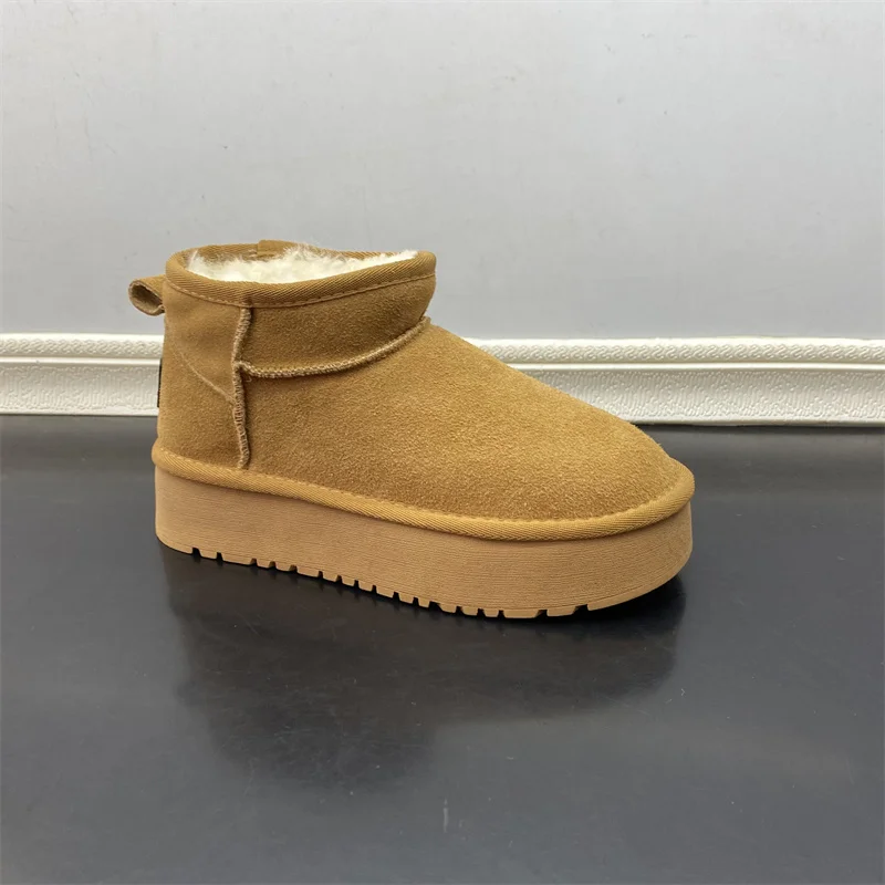 Женские ботинки зимняя обувь для женщин австралийские женские 2024 зимние кожаные