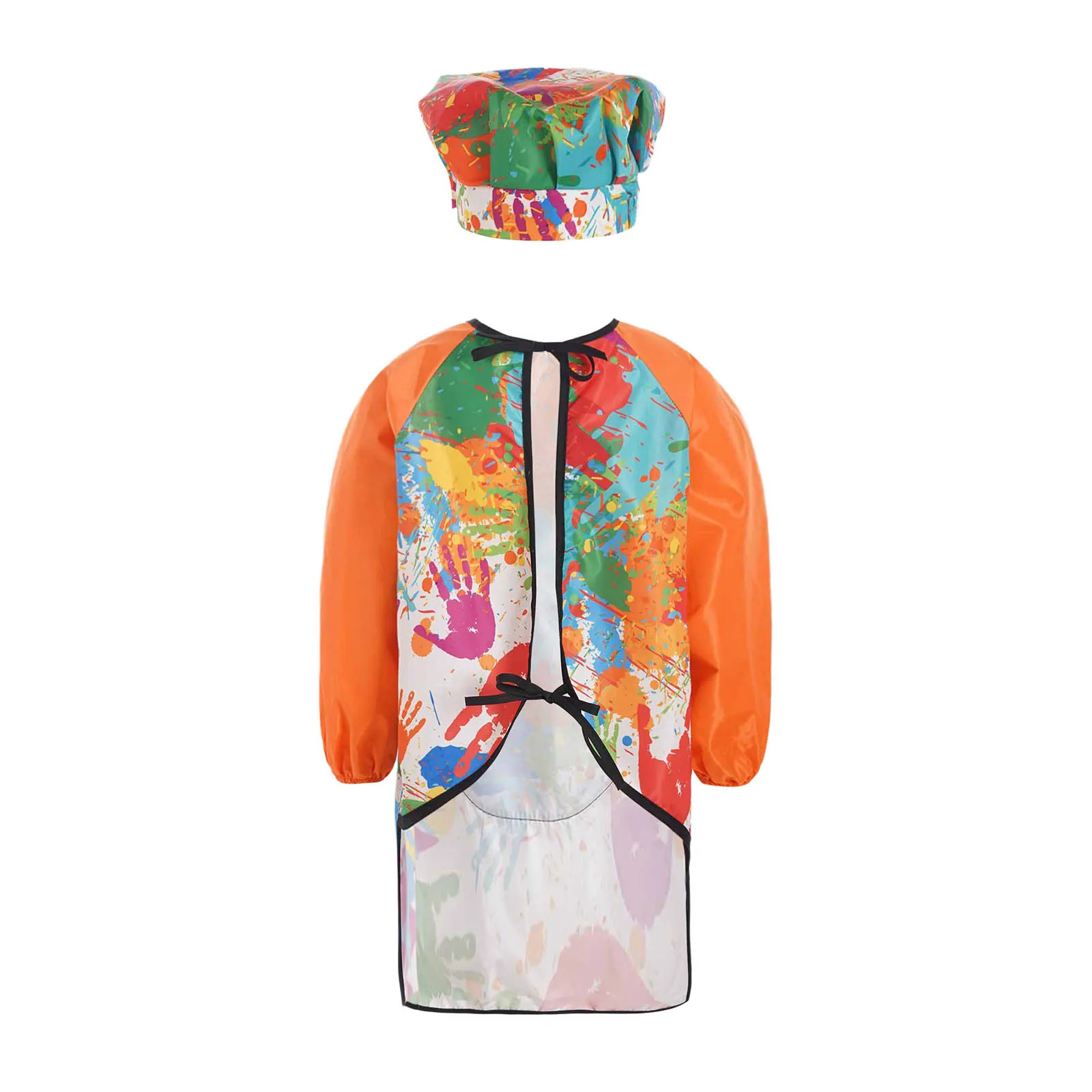 Детский костюм художника комплект аксессуаров наряд с длинными рукавами фартук