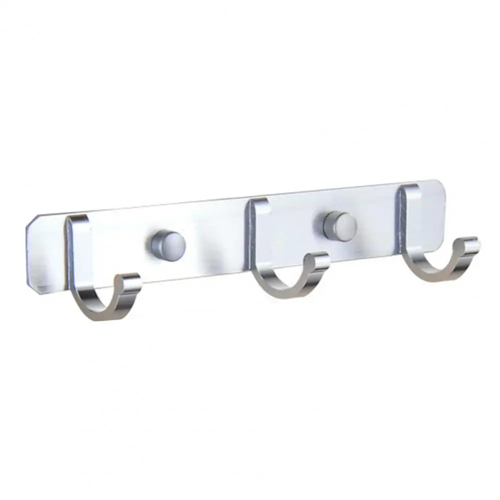 

Крючок для хранения без отверстий, устойчивый к ржавчине, полированная поверхность, многоцелевой, экономит место, водонепроницаемый алюминиевый крючок для одежды, полотенец, шарфов