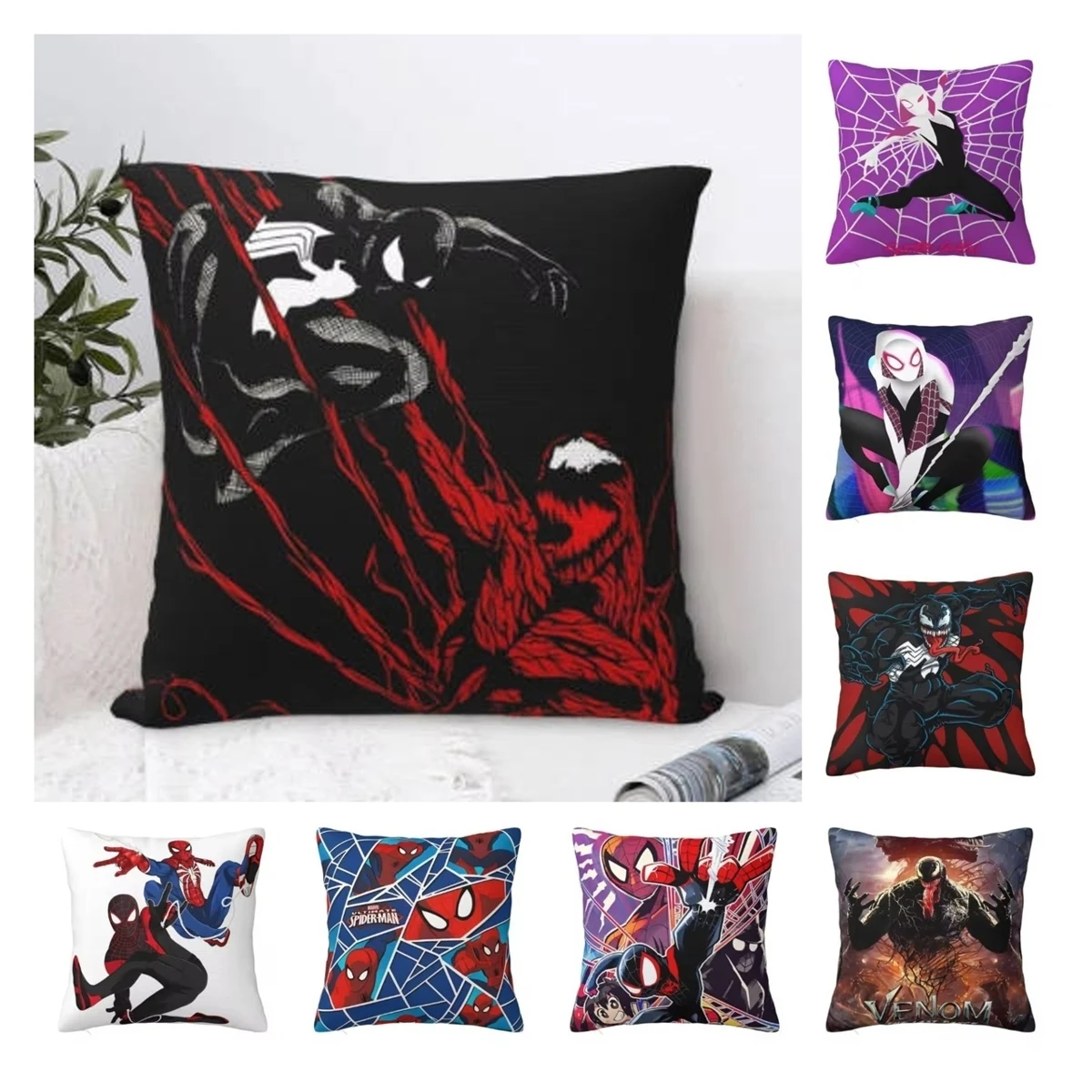 Гвоздика! Наволочки из полиэстера кровать автомобиль комикс паук Человек-паук