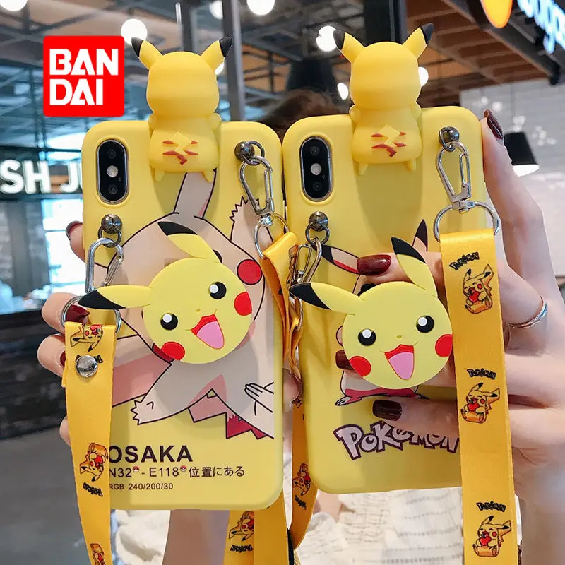 

Bandai Disney 3D Phone Case for iPhone 13Pro 12 12Pro 11 Pro X XS Max XR 7 8 Plus Cartoon Back Covers Kawaii Anti-drop Fundas