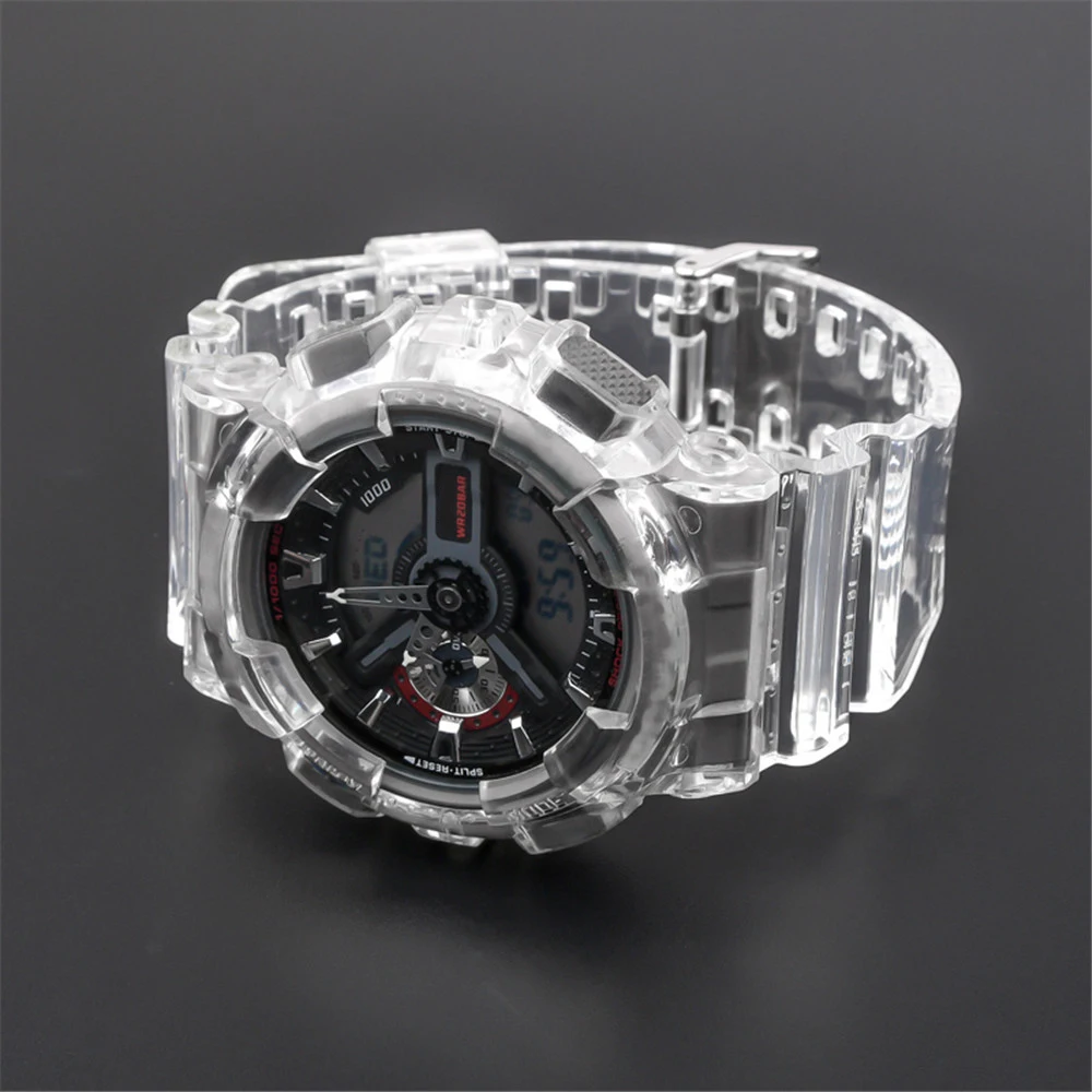 Resin Strap for Casio G-SHOCK GA-100/110/120/150/200/300 GA-700 GD-100/110/120 G-8900 16mm Quick Release Watch Band Bracelet images - 6