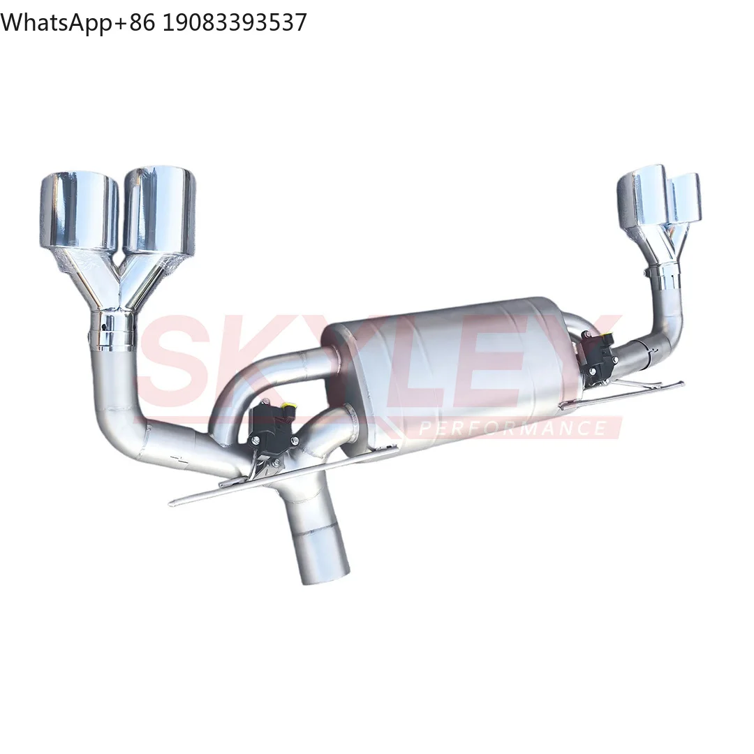 Для BMW G30 G38 530i 530e 540i B48 B58: Выхлопная система с клапанами, задний глушитель из нержавеющей стали (art.: 3920daef9fbfc) - 3920daef9fbfc