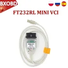 V16.00.017 MINI VCI кабель TIS Techstream OBD2 J2534 MINI VCI FT232RL OBD2 сканер для автомобиля диагностический сканер MINI VCI интерфейс