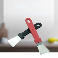 stainless steel shovel kitchen oil cleaning straight shovel steel putty scraper putty knife for wall cleaning building tool