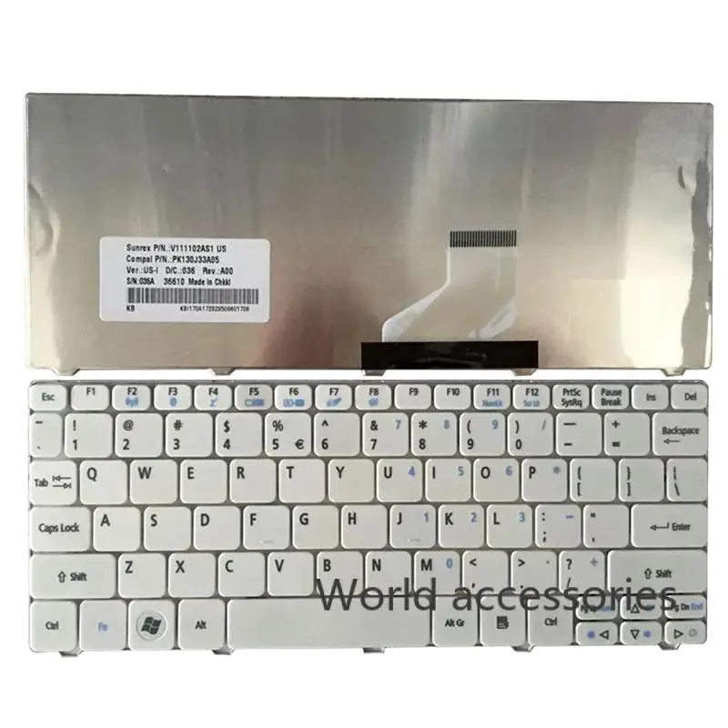 WYORESY США/RU новая клавиатура для ноутбука Acer Aspire One D255 D257 AOD257 D260 D270 521 532 532H 533 AO521 AO533